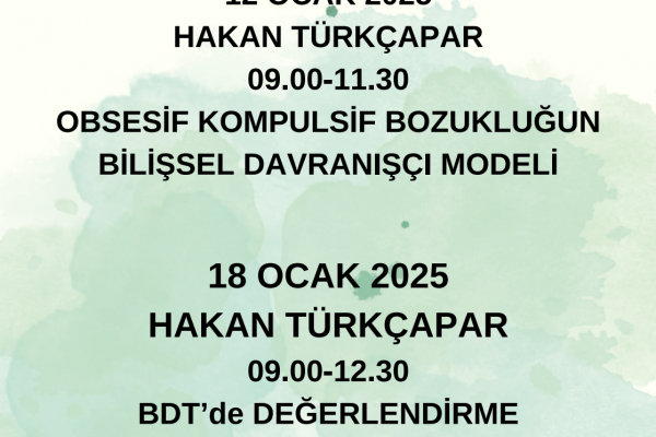 BİLİŞSEL DAVRANIŞÇI TERAPİ TEMEL KURAMSAL PROGRAMI (I. MODÜL)