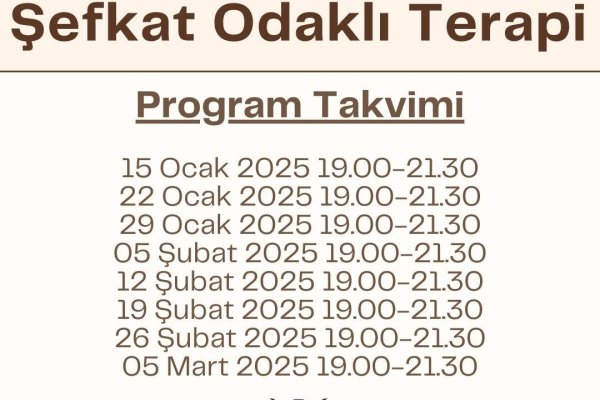 BDT Terapistleri İçin Şefkat Odaklı Terapi